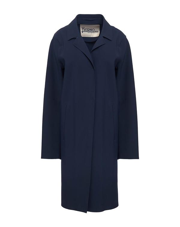 ヘルノ レディース アウター コート HERNO ライトコート Midnight Blue ブルー
