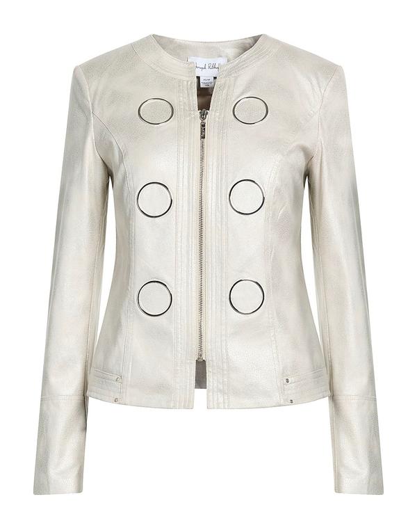 ジョセフリブコフ レディース アウター ジャケット・ブルゾン JOSEPH RIBKOFF ブルゾン Light Gray グレー