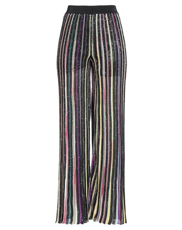 ミッソーニ レディース ボトムス カジュアルパンツ MISSONI ワイドパンツ Black ブラック｜ReVida 店
