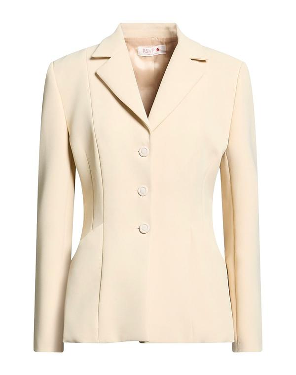 アールエスヴィーピー レディース アウター ジャケット・ブルゾン RSVP テーラードジャケット Beige ベージュ
