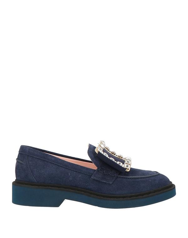 ロジェ・ヴィヴィエ レディース シューズ スリッポン・ローファー ROGER VIVIER モカシン Navy ネイビー