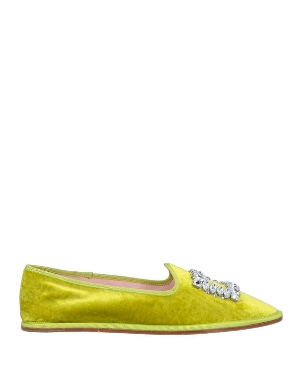 ロジェ・ヴィヴィエ レディース シューズ スリッポン・ローファー ROGER VIVIER モカシン Lime Green ライム