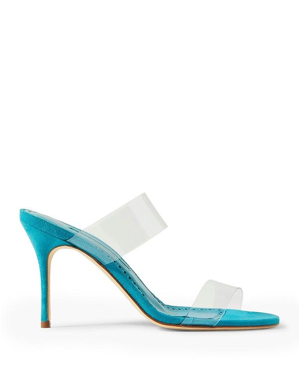 マノロ ブラニク レディース シューズ サンダル MANOLO BLAHNIK サンダル Turquoise Blue ブルー
