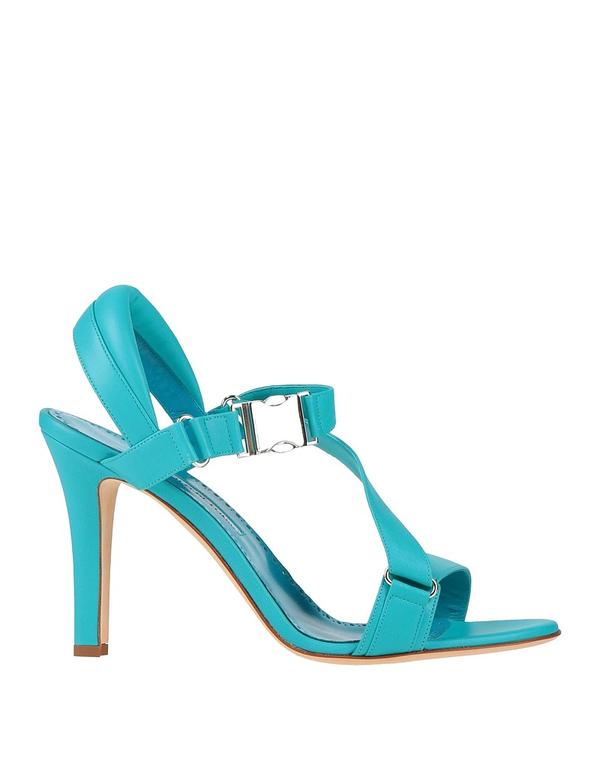 【送料無料】 マノロ ブラニク レディース サンダル シューズ サンダル Turquoise Blue｜ReVida 店 58,190円