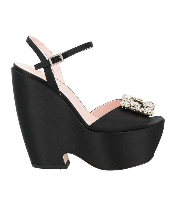 ロジェ・ヴィヴィエ レディース シューズ サンダル ROGER VIVIER サンダル Black ブラック