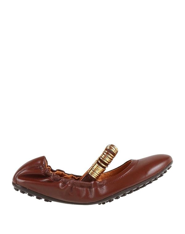 トッズ レディース シューズ パンプス TOD'S バレエシューズ Brown ブラウン｜ReVida 店