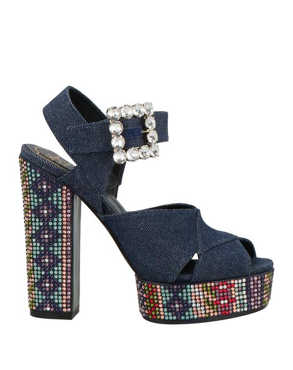 ロジェ・ヴィヴィエ レディース シューズ サンダル ROGER VIVIER サンダル Blue ブルー