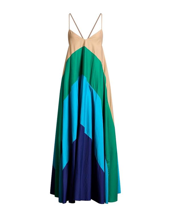 セミクチュール レディース ドレス SEMICOUTURE ロングワンピース・ドレス Green グリーン