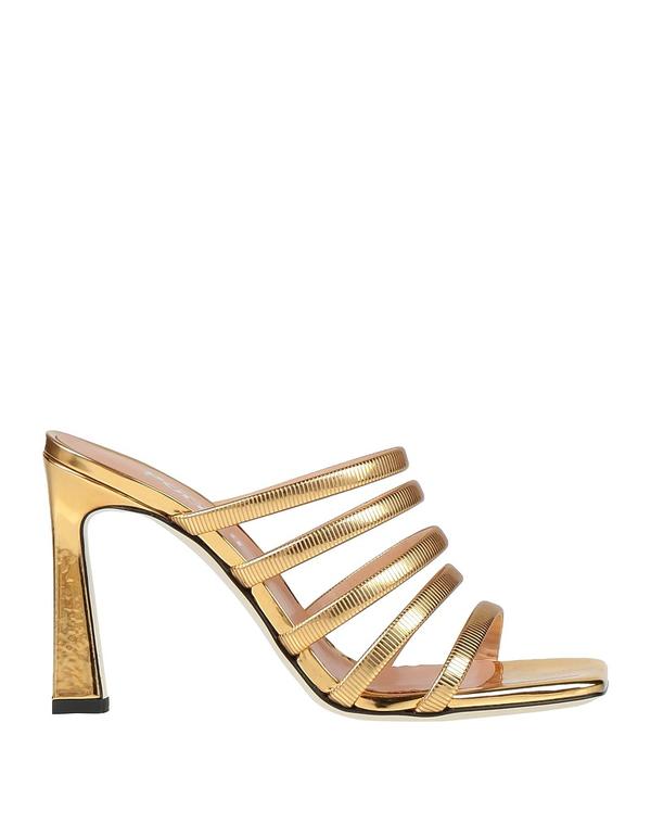 ポリーニ レディース シューズ サンダル POLLINI サンダル Gold ゴールド