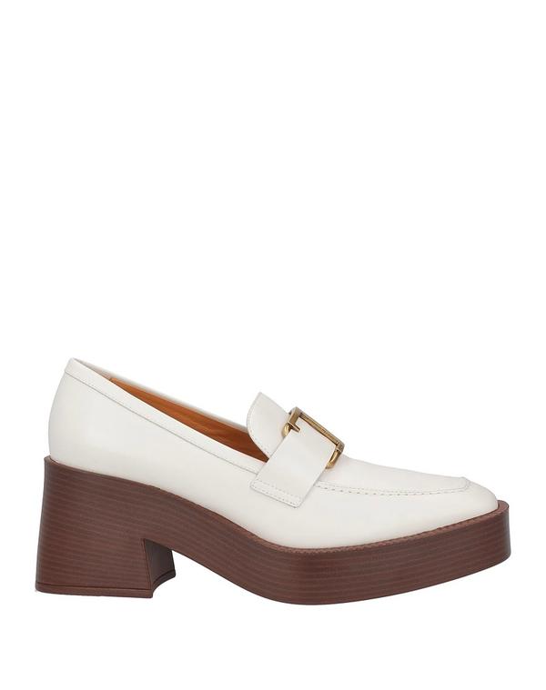 トッズ レディース シューズ スリッポン・ローファー TOD'S モカシン Off White オフホワイト