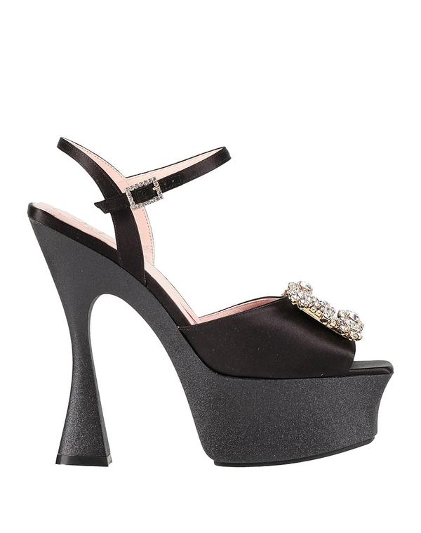ロジェ・ヴィヴィエ レディース シューズ サンダル ROGER VIVIER サンダル Black ブラック
