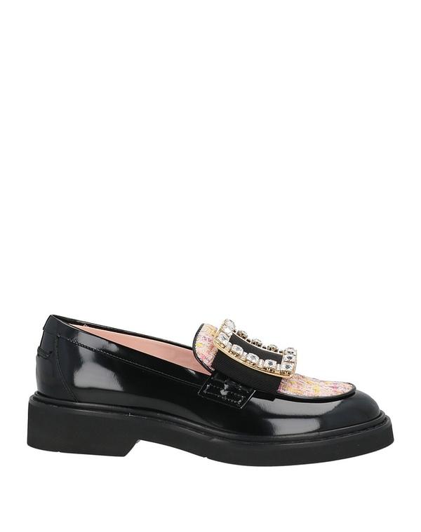 ロジェ・ヴィヴィエ レディース シューズ スリッポン・ローファー ROGER VIVIER モカシン Black ブラック