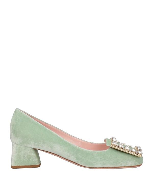 【送料無料】 ロジェ・ヴィヴィエ レディース スリッポン・ローファー シューズ モカシン Light Green｜ReVida 店