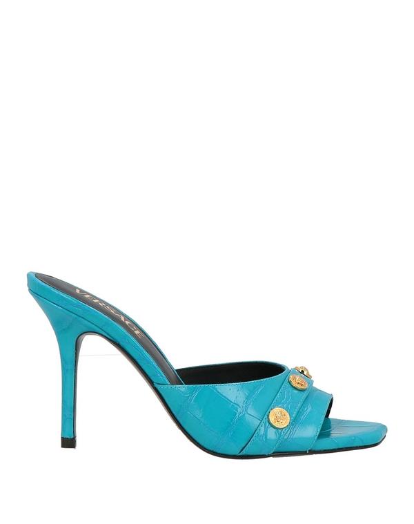 ヴェルサーチ レディース シューズ サンダル VERSACE サンダル Turquoise Blue ブルー