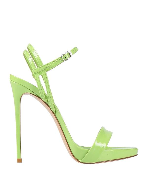 レ シーラ レディース シューズ サンダル LE SILLA サンダル Lime Green ライム|ReVida 店