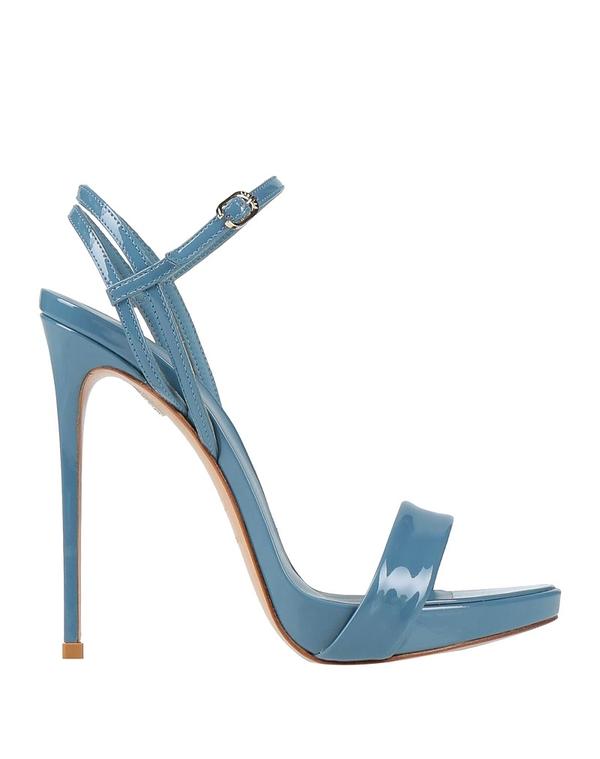 レ シーラ レディース シューズ サンダル LE SILLA サンダル Blue Gray グレー