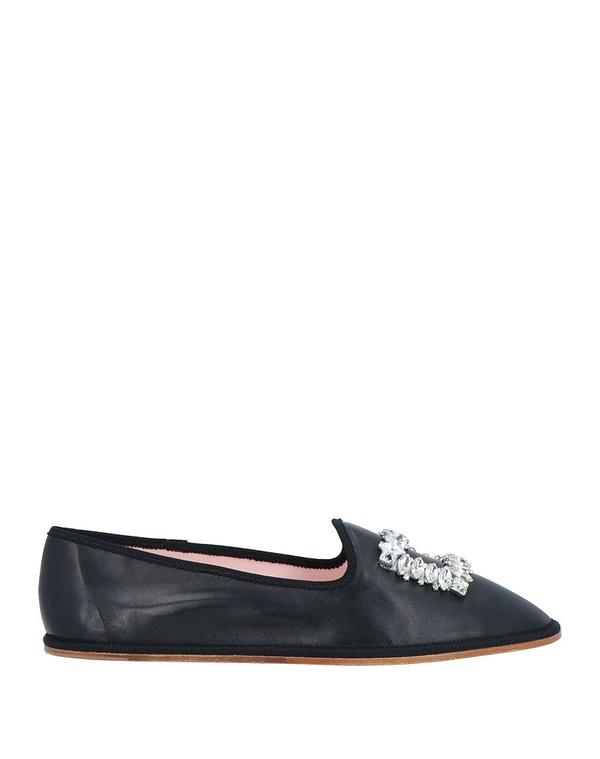 ロジェ・ヴィヴィエ レディース シューズ スリッポン・ローファー ROGER VIVIER モカシン Black ブラック｜ReVida 店