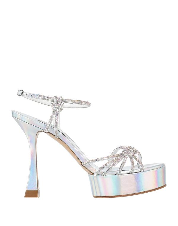 カサディ レディース シューズ サンダル CASADEI サンダル Silver シルバー｜ReVida 店