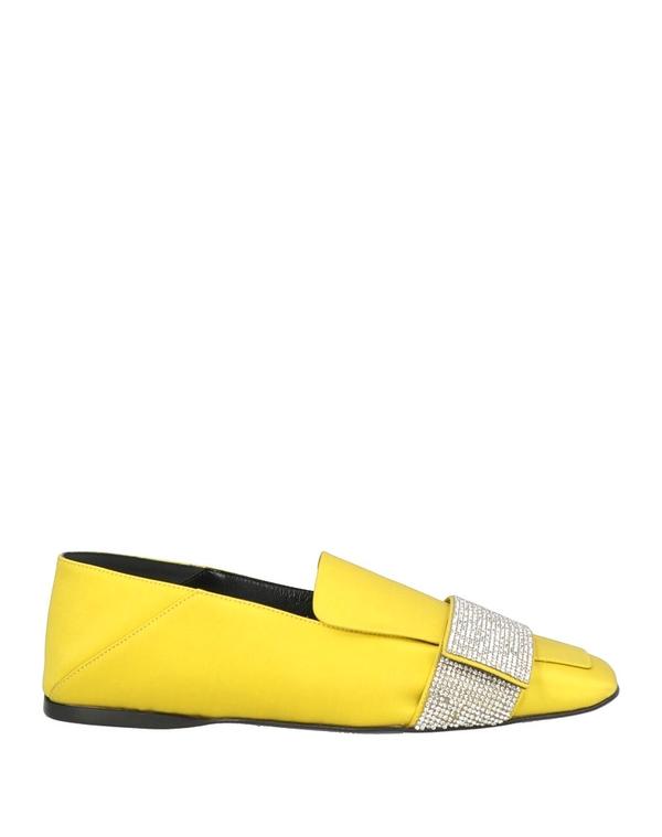 セルジオロッシ レディース シューズ スリッポン・ローファー SERGIO ROSSI モカシン Yellow イエロー