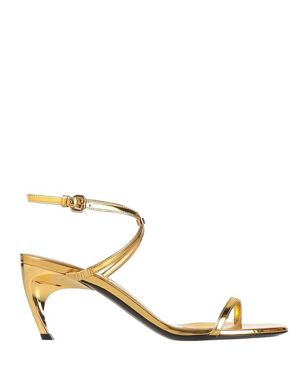 マックイーン レディース シューズ サンダル MCQUEEN サンダル Gold ゴールド