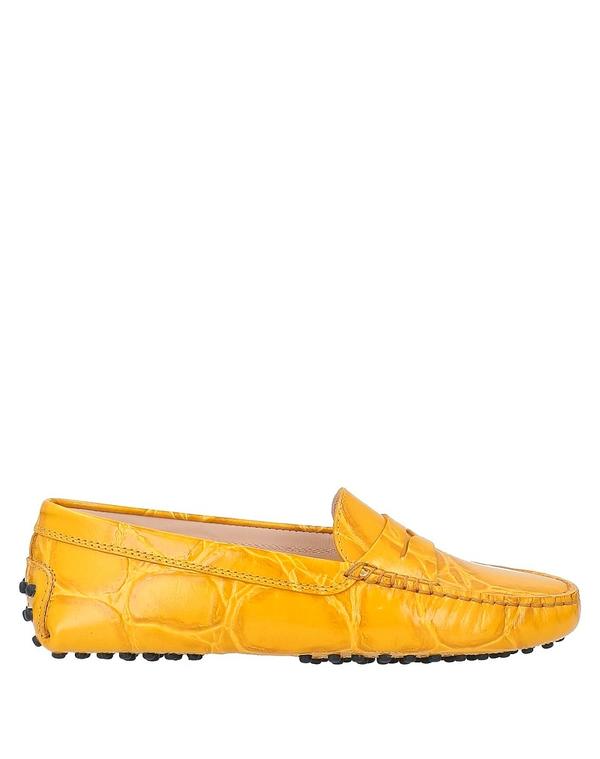 トッズ レディース シューズ スリッポン・ローファー TOD\u0027S モカシン Yellow 黄色