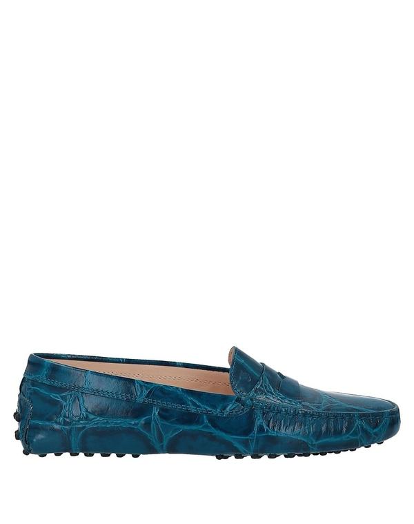 トッズ レディース シューズ スリッポン・ローファー TOD\u0027S モカシン Deep Teal ティール