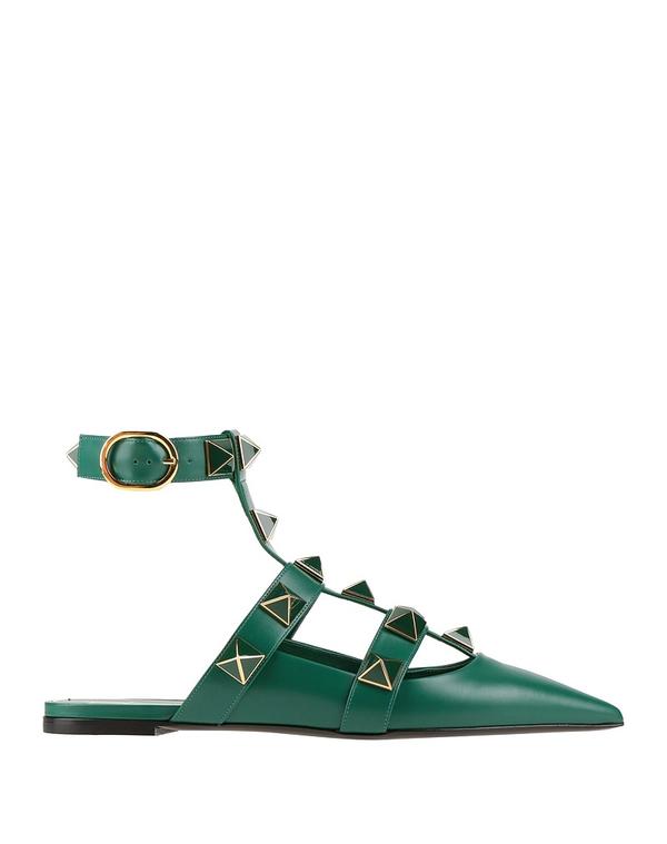 ヴァレンティノ レディース シューズ パンプス VALENTINO GARAVANI バレリーナ Emerald エメラルド