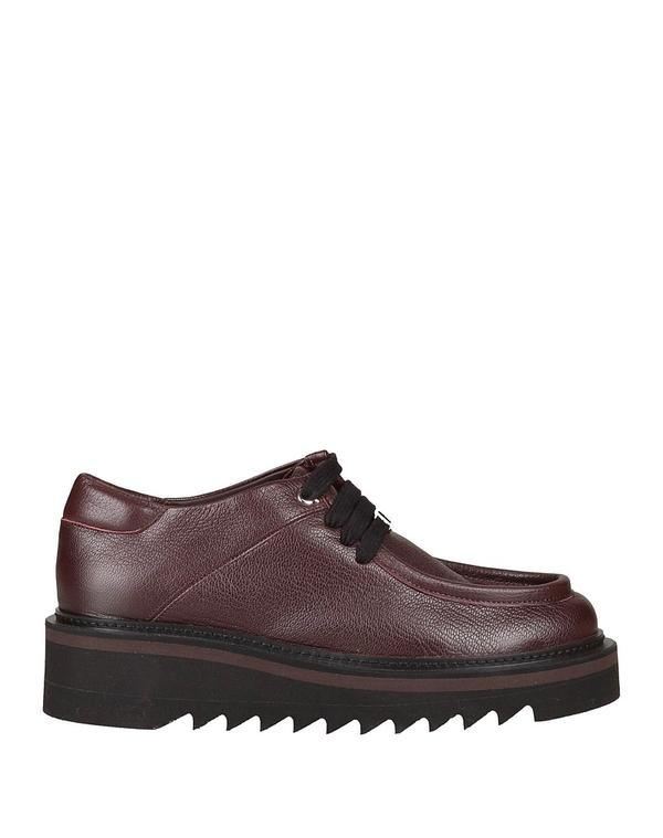 フェラガモ レディース シューズ パンプス FERRAGAMO レースアップシューズ Dark Brown 赤銅色