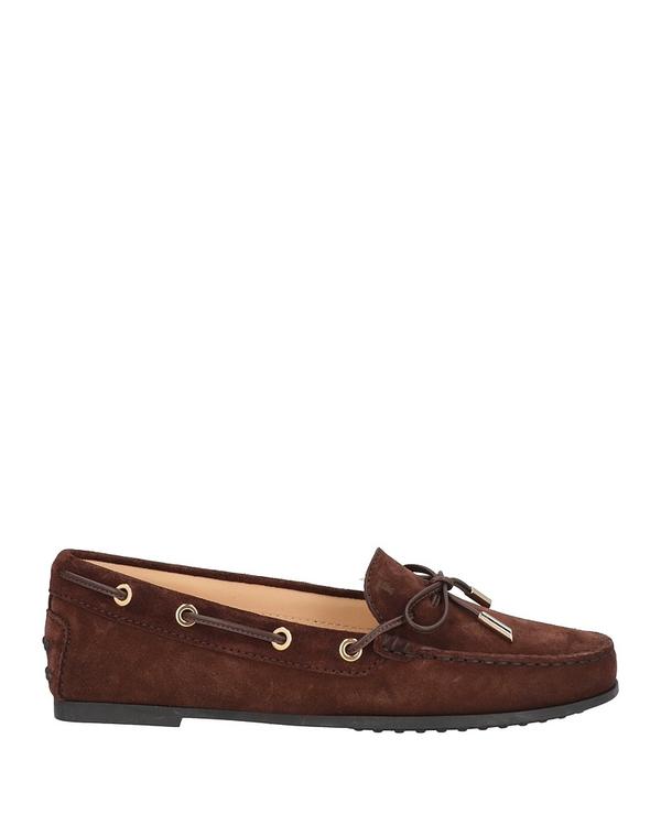 トッズ レディース シューズ スリッポン・ローファー TOD\u0027S モカシン Chocolate Brown 赤銅色