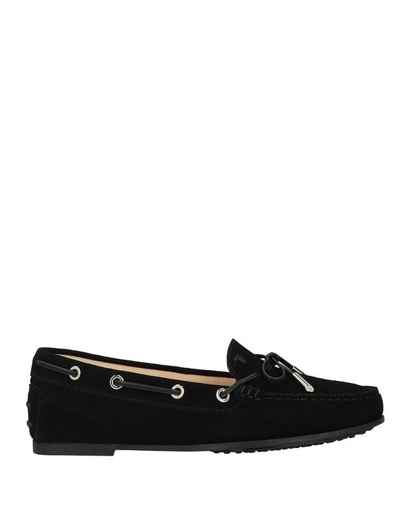 トッズ レディース シューズ スリッポン・ローファー TOD\u0027S モカシン Black 黒いこと