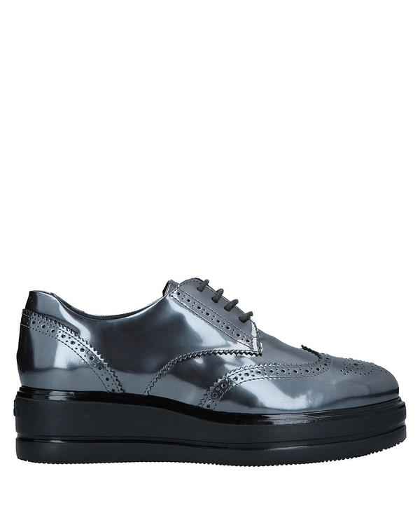 ホーガン レディース シューズ パンプス HOGAN レースアップシューズ Lead Gray グレー｜ReVida 店