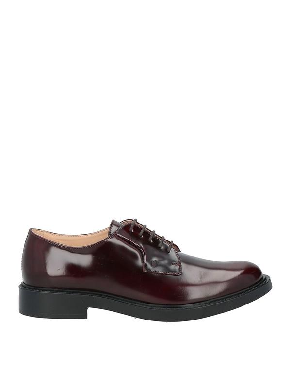 【貨物輸送無料】 トッズ レディース パンプス シューズ レースアップシューズ Bordeaux