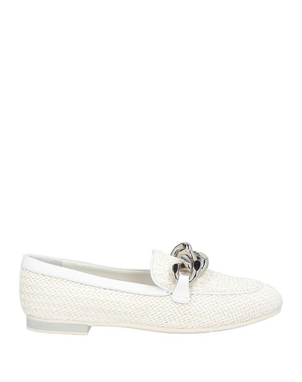 カサディ レディース シューズ スリッポン・ローファー CASADEI モカシン White ホワイト|ReVida 店