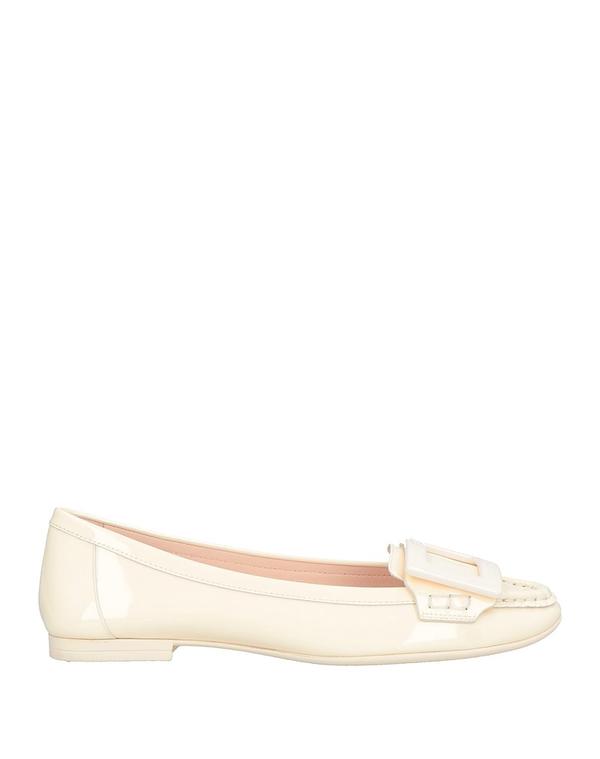 ロジェ・ヴィヴィエ レディース シューズ スリッポン・ローファー ROGER VIVIER モカシン Off White オフホワイト