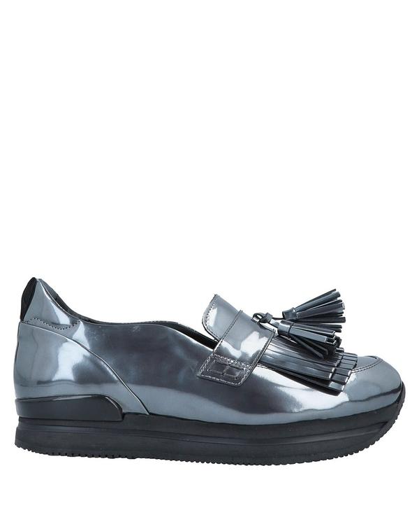 ホーガン レディース シューズ スリッポン・ローファー HOGAN モカシン Lead Gray グレー|ReVida 店