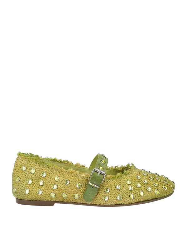 ディバインフォリ レディース シューズ パンプス DIVINE FOLLIE バレエシューズ Military Green グリーン