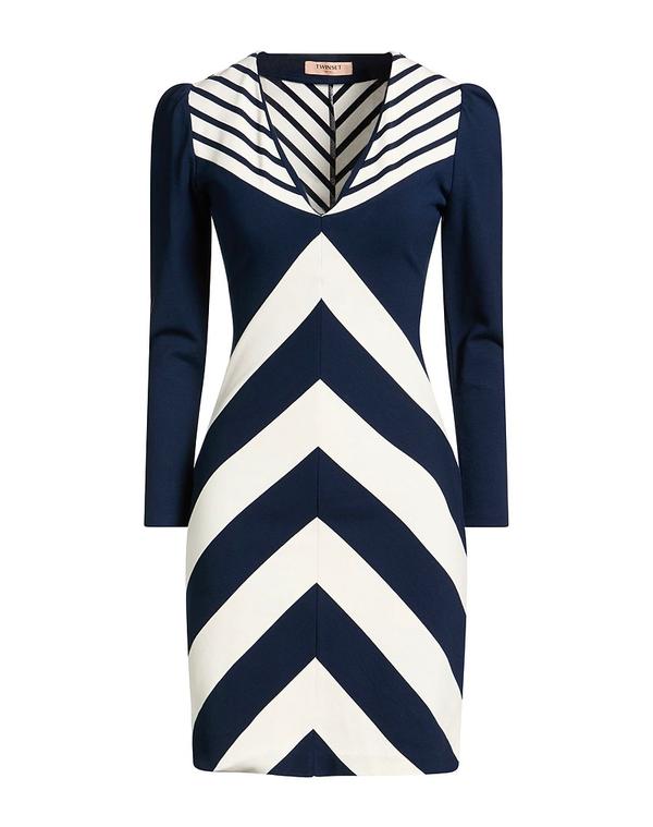 ツインセット レディース ドレス TWINSET チューブドレス Navy ネイビー