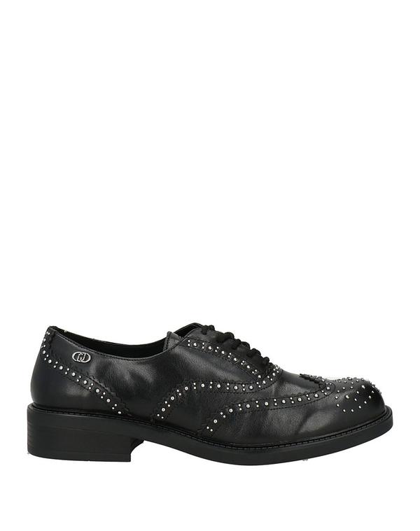 リュージョー レディース シューズ LIU JO レースアップシューズ Black 黒いこと
