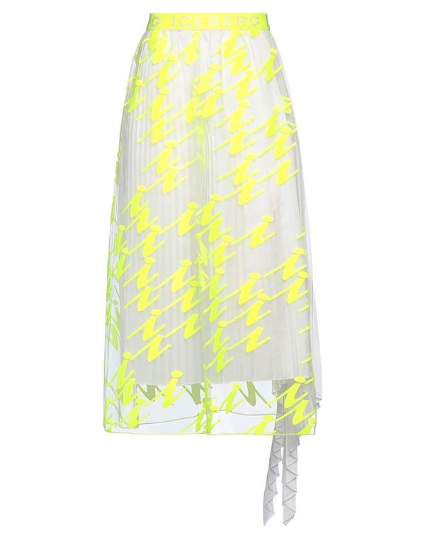 アイスバーグ レディース ボトムスカート ICEBERG ミディ丈スカート Yellow イエロー