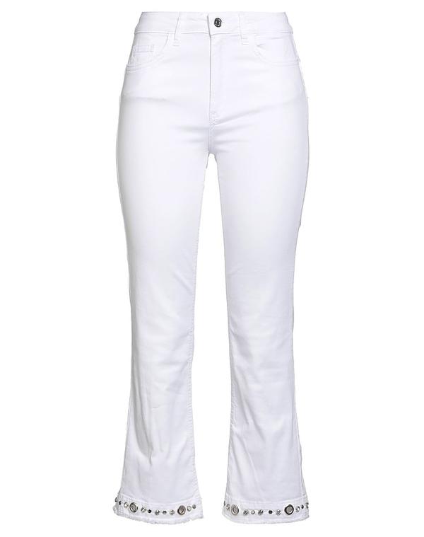 リュージョー レディース ボトムス デニムパンツ LIU JO ブーツカット White ホワイト