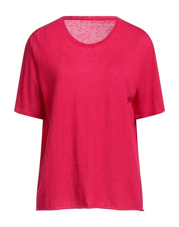 マジェスティック レディース アウター カーディガン MAJESTIC FILATURES カシミヤニット Fuchsia フューシャ