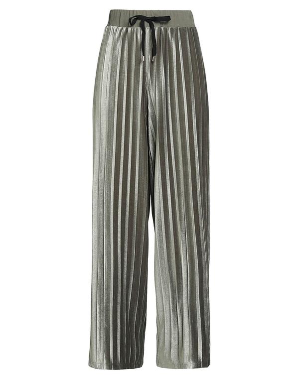 リュージョー レディース ボトムス カジュアルパンツ LIU JO ワイドパンツ Military Green グリーン