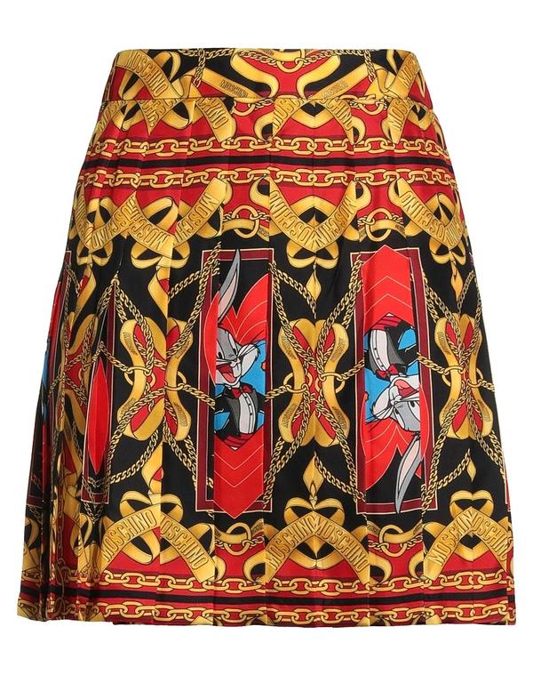 モスキーノ レディース ボトムスカート MOSCHINO ミニスカート Red レッド|ReVida 店