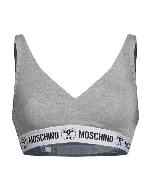 モスキーノ レディース アンダーウェア ブラジャー MOSCHINO ブラジャー Light Gray グレー