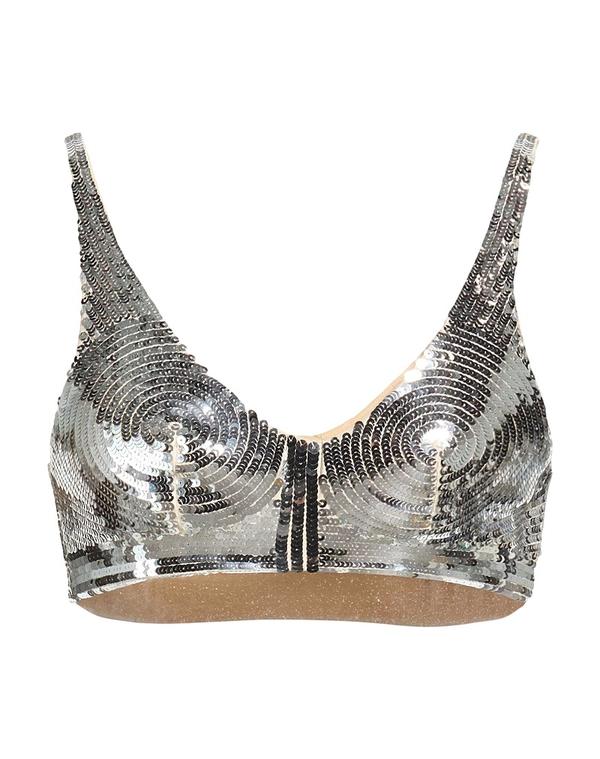 ラバンヌ レディース トップス シャツ RABANNE パーティ向けトップス Silver シルバー