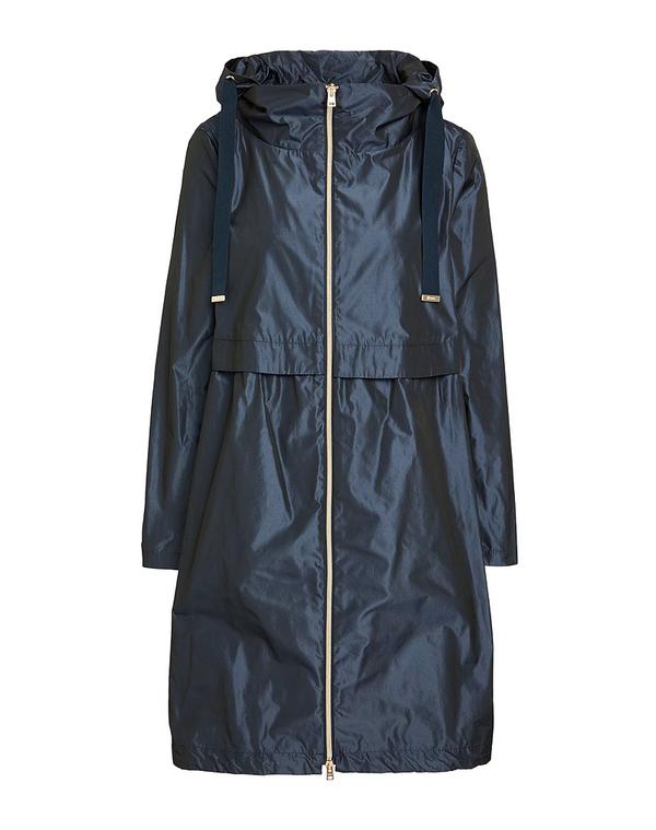 ヘルノ レディース アウター コート HERNO ライトコート Midnight Blue ブルー