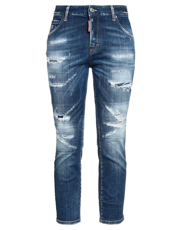 ディースクエアード レディース ボトムス デニムパンツ DSQUARED2 スキニー Blue ブルー