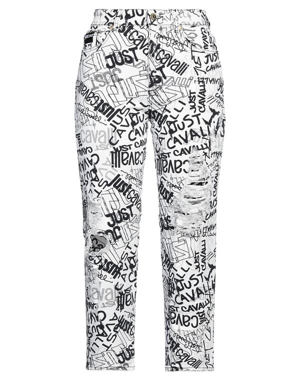ジャストカバリ レディース ボトムス デニムパンツ JUST CAVALLI ジーンズ White ホワイト