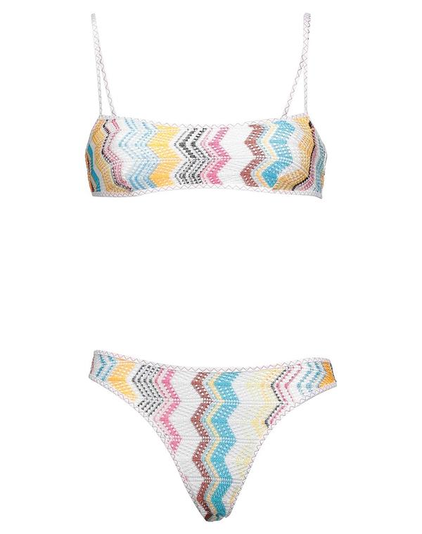 ミッソーニ レディース 水着 ボトムスのみ MISSONI 水着（ビキニ） Pastel Yellow イエロー