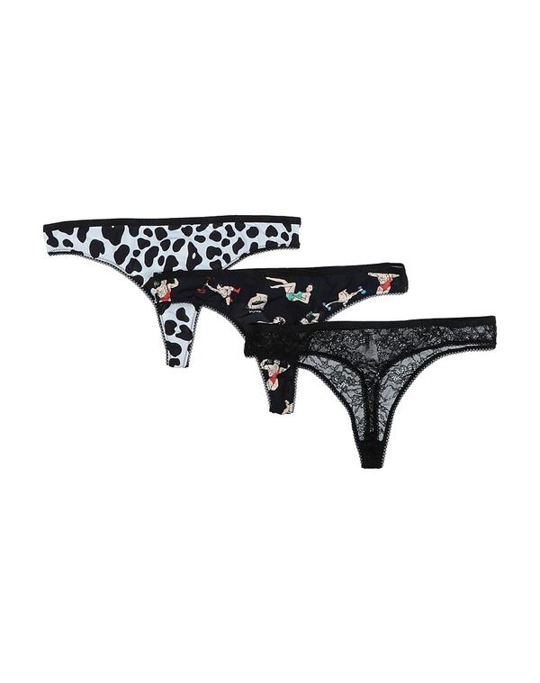モスキーノ レディース アンダーウェア パンツ MOSCHINO ショーツ Black ブラック